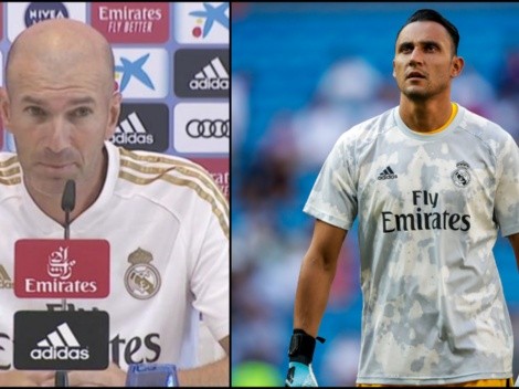 Se terminó el amor: Zidane reconoce que Keylor se va