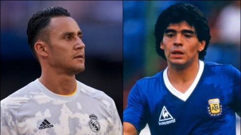 Comparan a Keylor Navas con Diego Maradona