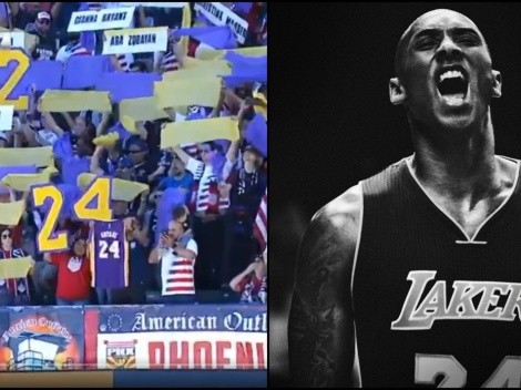 En el EUA - Costa Rica también se homenajeó a Kobe Bryant