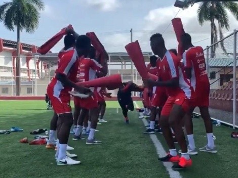 El video de la Selección de Panamá haciéndole un "túnel" a Samuel Baptista
