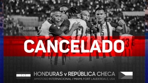 Oficial: se cancela el Honduras - República Checa
