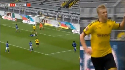 Y un día volvió el grito de gol: Erling Haaland puso el 1-0 para el Dortmund