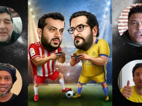 Estrellas del fútbol le desean suerte a Turki Alalshikh en partido benefico de FIFA 20