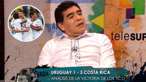 La opinión de Maradona sobre la victoria de Costa Rica contra Uruguay en 2014
