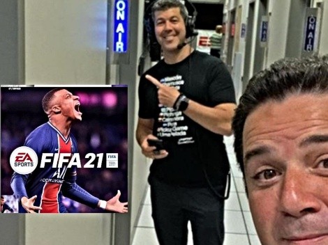 Andrés Agulla y Fernando Palomo juntos en el FIFA 2021