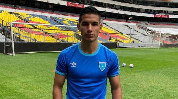 Antonio López fue titular en el amistoso de Guatemala ante México. (Instagram)