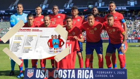Costa Rica confirmó la lista de convocados