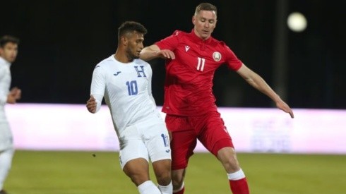 Honduras y Bielorrusia empataron 1-1 en amistoso jugado en Europa