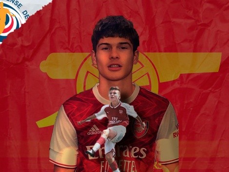 Elián Quesada: la joya costarricense que juega en la cantera del Arsenal