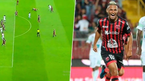 Alajuelense se aventaja contra Saprissa con golazo de Alex López