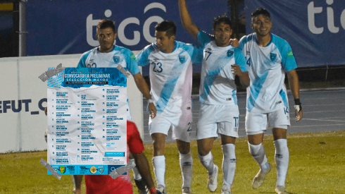 La lista de convocados de Guatemala para las Eliminatorias Concacaf