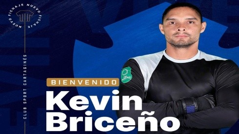 Cartaginés anuncia el fichaje de Kevin Briceño