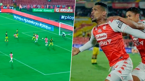 Ronaldo Dinolis sigue en racha goleadora en Colombia [VIDEO]