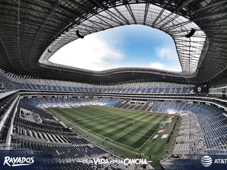 El Gigante de Acero, inaugurado en 2015, albergará la final de la Concachampions 2021 entre Monterrey y América (Fuente: Rayados de Monterrey)