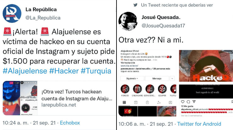Diario La República y Josué Quesada, periodista deportivo, cayeron en el “engaño manudo”