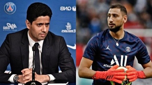 Nasser Al Khelaifi: "Donnarumma aportará al éxito del PSG en los próximos años"