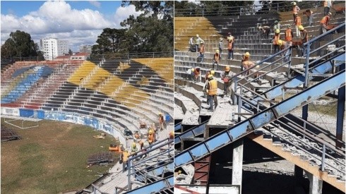 Estadio histórico de Guatemala es demolido