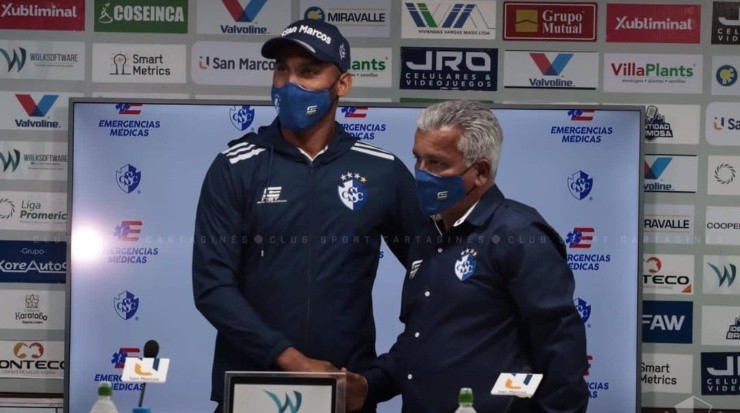 Marcel Hernández presentado como refuerzo del cartaginés para este 2022 (CSC Oficial)