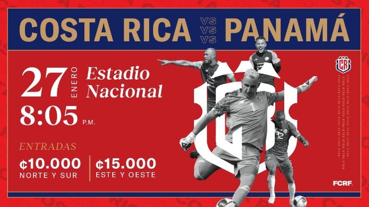 Las entradas para el partido ante Panamá ya salieron a la venta (Fedefut CR)