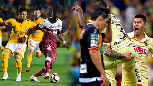 Derrota de Saprissa ante Tigres en 2019 y Herediano ante América en 2015.
