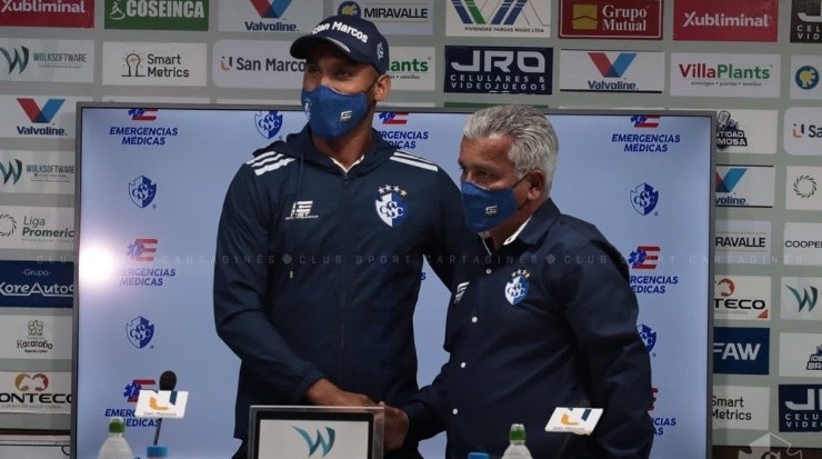 Anuncio del regreso de Marcel a Cartaginés en enero de 2021 (CSC Oficial)