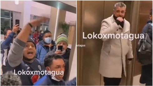 Aficionados de Motagua encaran a Diego Vásquez [VIDEO]