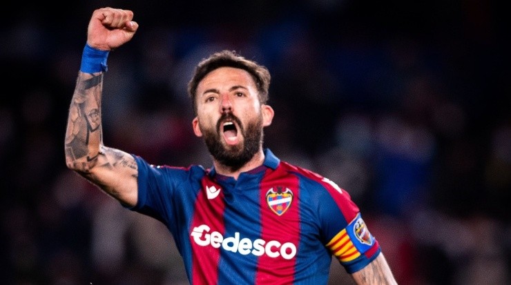 El capitán José Luis Morales celebro su partido número 300 con el Levante con anotación (Levante UD Oficial)