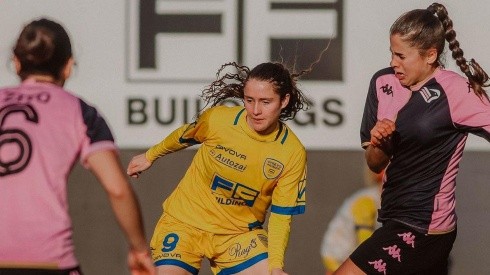 María Paula Salas debutó con Chievo Verona de Italia.