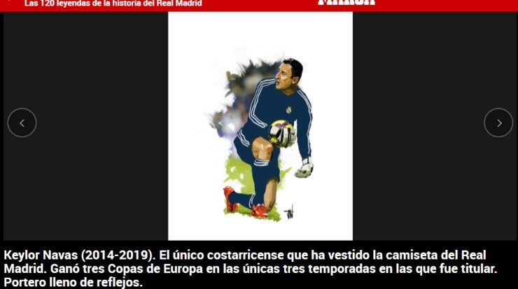Publicación del diario Marca de España