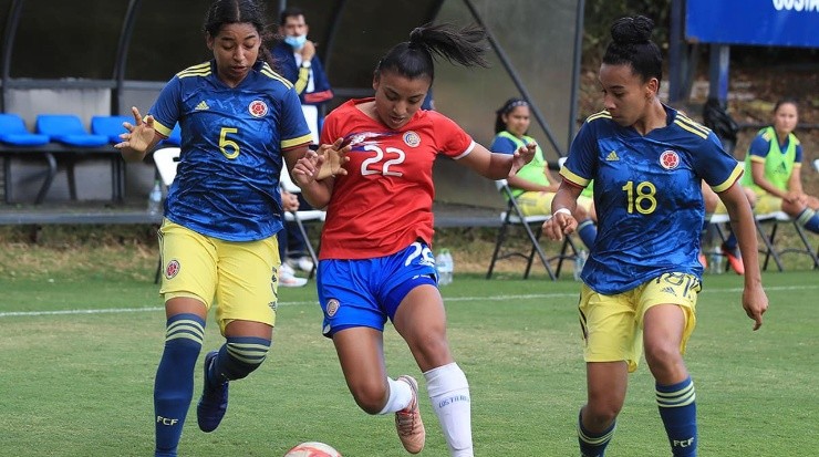 Costa Rica enfrentó a su similar de Colombia en juego amistoso (FedefutCR)