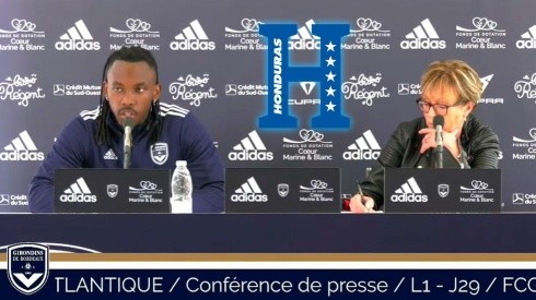 Alberth Elis se refiere a la Selección de Honduras en conferencia del Bordeaux