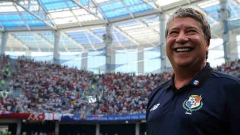 "Bolillo" Gómez expresa su felicidad por llegar a Panamá.
