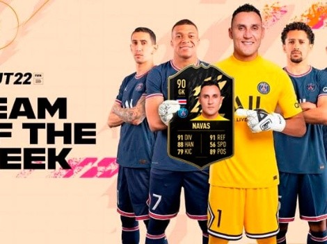 Keylor Navas destaca en equipo de la semana de FIFA 22
