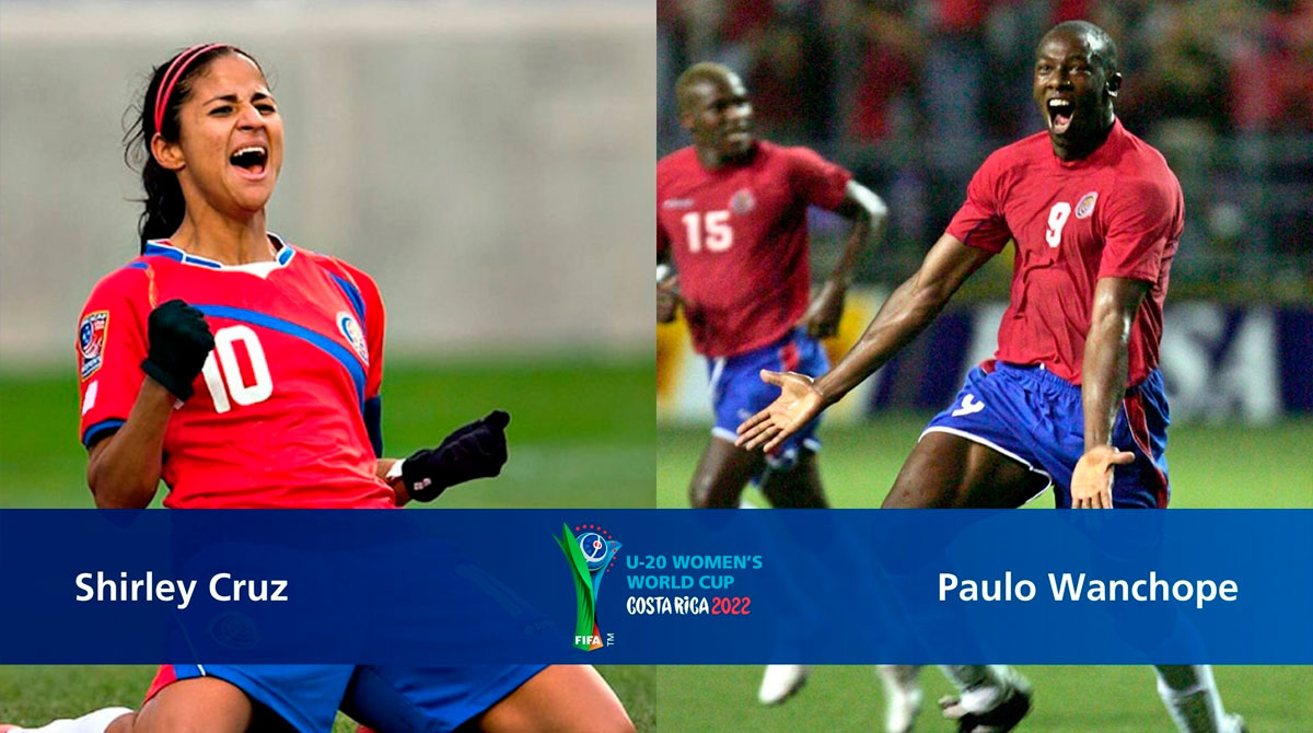 Shirley Cruz y Paulo Wanchope serán protagonistas en sorteo del Mundial Femenino Sub-20
