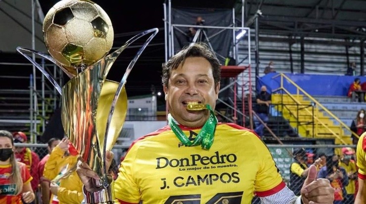Jeaustin Campos, campeón con Herediano en el Apertura 2021 (CSH Oficial)