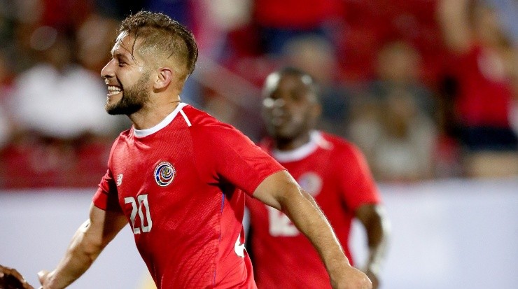 Elías Aguilar jugando Copa Oro con la Selección (Getty)