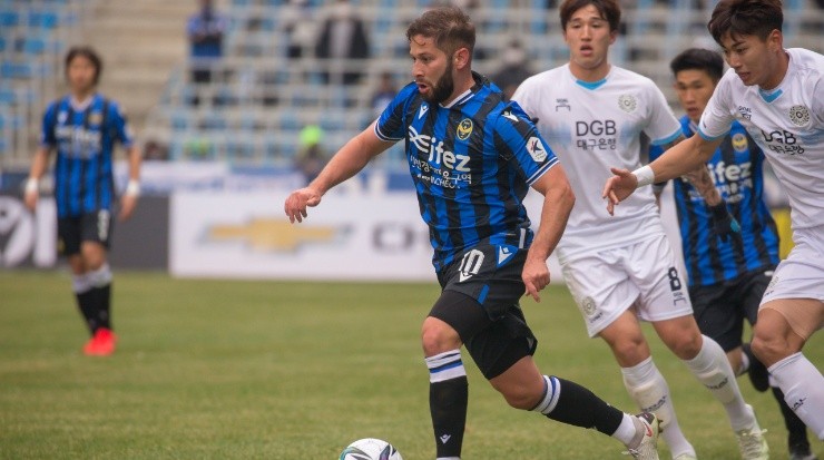 Cinco años lleva Aguilar en la K-League (Getty)