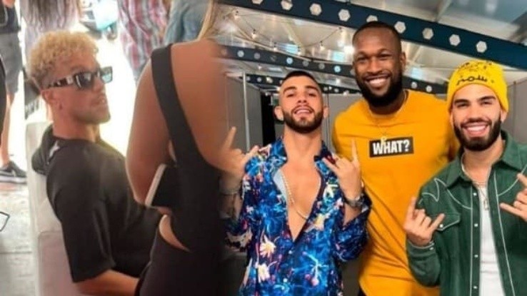 Bolaños y Wastosn estaban fuera de convocatoria por lesiones y se fueron a disfrutar os conciertos