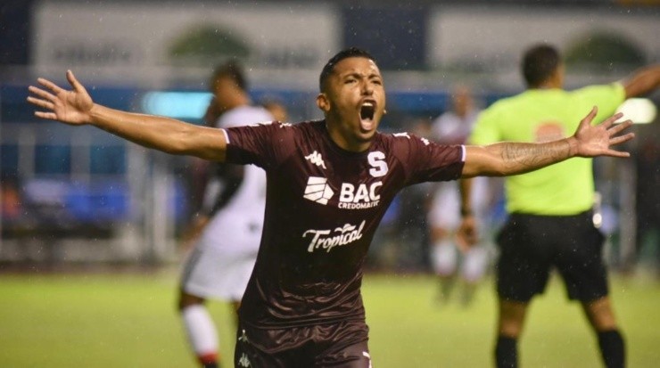 Andy Reyes, anotador del segundo gol del Saprissa (Saprissa Oficial)