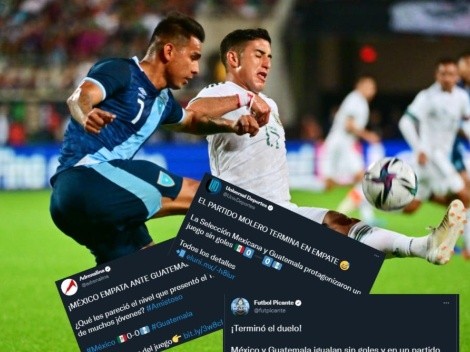 La prensa mexicana furiosa tras el empate con Guatemala