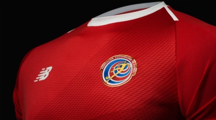 Diseño de camiseta de la Selección de Costa Rica (New Balance)