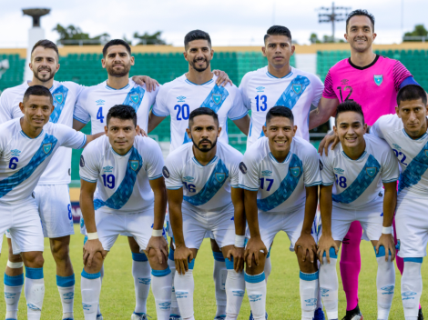 El once de Guatemala ante República Dominicana