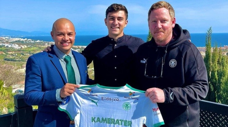 Hamarkameratene es el nuevo club del exdefensor manudo (Fernán Faerron, Instagram)