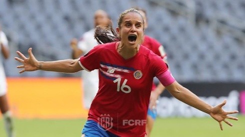 Katherine Alvarado se dejó el mejor gol del premundial de Concacaf (Fedefut CRC)
