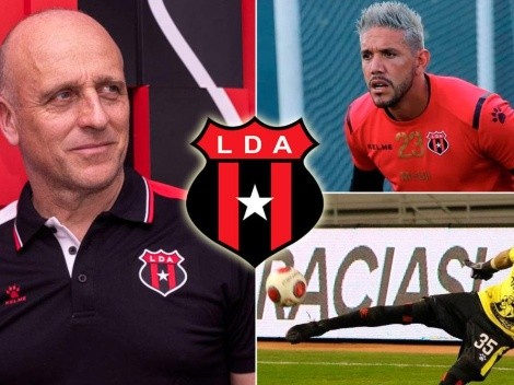 Fabián Coito se refirió a la titularidad en el arco del Alajuelense