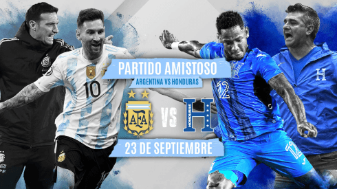 Oficial: Honduras y Argentina jugarán un amistoso en septiembre.