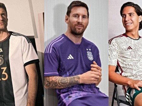 Las nuevas camisetas de las selecciones en Qatar 2022