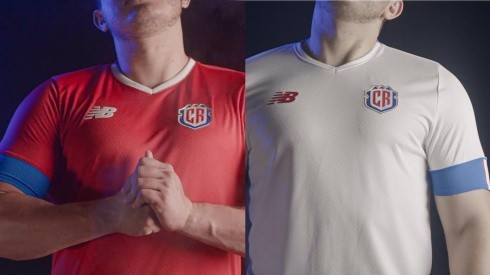 Oficial: New Balance presentó los uniformes de Costa Rica para Qatar 2022.