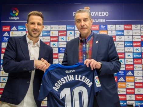 Agustín Lleida ya fue presentado oficialmente en el Real Oviedo de España [Video]
