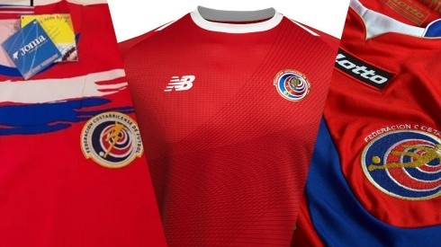 Las mejores camisetas de la Selección de Costa Rica en los mundiales.